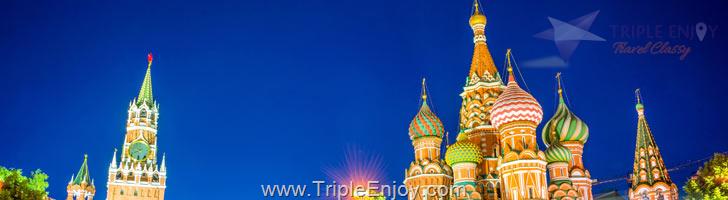 TE116 : โปรแกรมทัวร์รัสเซีย มอสโคว์ เซนต์ปีเตอร์สเบิร์ก 7 วัน 5 คืน (TG)