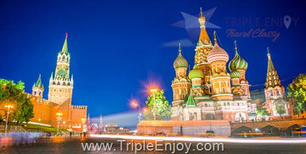 TE116 : โปรแกรมทัวร์รัสเซีย มอสโคว์ เซนต์ปีเตอร์สเบิร์ก 7 วัน 5 คืน (TG)